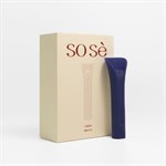 Синий мини-вибромассажёр Caress 523508 - фото 852340
