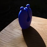 Синий клиторальный вибростимулятор Eden 523509