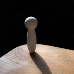 Серый мини-вибромассажёр Harmony 523510