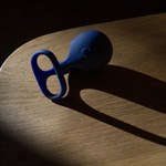 Синий вибростимулятор на пальцы Lunar 523511