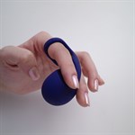 Синий вибростимулятор на пальцы Lunar 523511