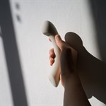 Серый вибростимулятор точки G Mirage - 17,8 см. 523512