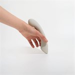 Серый вибростимулятор точки G Mirage - 17,8 см. 523512