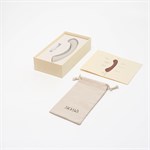 Серый вибростимулятор точки G Mirage - 17,8 см. 523512