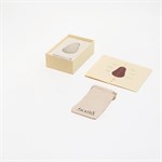 Серый вибромассажёр Opal 523513