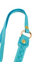 Голубая кожаная плеть - 50 см. 523536