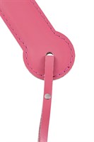 Розовый кожаный пэддл - 37 см. 523539