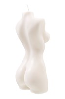Белая интерьерная свеча в форме женского торса - 850 гр. 523551
