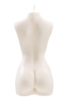 Белая интерьерная свеча в форме женского торса - 850 гр. 523551