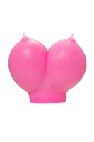 Розовая свеча «Сиськи» - 150 гр. 523557