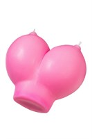 Розовая свеча «Сиськи» - 150 гр. 523557