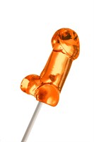 Набор из 2 мини-леденцов в форме члена со вкусом амаретто 523564