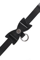 Черный чокер-ошейник с бабочкой и колечком 523577