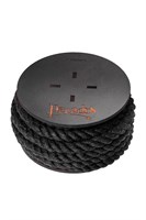 Черная веревка для шибари на катушке - 5 м. 523623