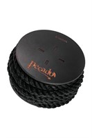 Черная веревка для шибари на катушке - 5 м. 523623