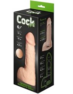 Телесный фаллоудлинитель с мошонкой Cock Next - 17 см. 523716