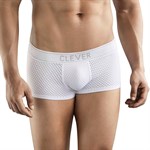 Белые перфорированные трусы-хипсы Clever Ambar Trunks 524037 - фото 851224
