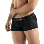 Черные перфорированные трусы-хипсы Clever Ambar Trunks 524041