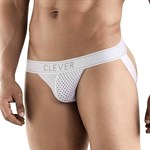 Белые перфорированные трусы-джоки Clever Ambar Jockstrap 524081 - фото 871824 Белые перфорированные трусы-джоки Clever Ambar Jockstrap 524081 - фото 871824