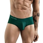 Темно-зеленые мужские трусы-брифы Clever Sapphire Brief 524176 - фото 851348