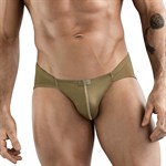 Мужские трусы-брифы цвета хаки Clever Optimo Brief 524212 - фото 851384