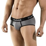 Серые хлопковые трусы-брифы Clever Piping Brief 524251 - фото 870521 Серые хлопковые трусы-брифы Clever Piping Brief 524251 - фото 870521