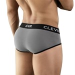 Серые хлопковые трусы-брифы Clever Piping Brief 524251 - фото 870522 Серые хлопковые трусы-брифы Clever Piping Brief 524251 - фото 870522