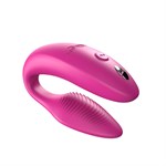 Розовый U-образный вибратор для пар We-Vibe Sync 2 524325
