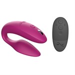 Розовый U-образный вибратор для пар We-Vibe Sync 2 524325