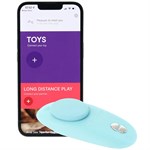 Аквамариновый вибратор We-Vibe Moxie+ 524326