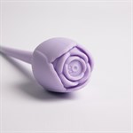 Сиреневый вибростимулятор в форме розы Youvic 524950