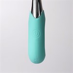 Бирюзовый клиторальный вибростимулятор Youvic 524955