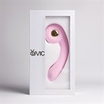 Розовый вибростимулятор точки G с нагревом Bendable Heating G-Spot Vibrator 524957