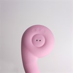 Розовый вибростимулятор точки G с нагревом Bendable Heating G-Spot Vibrator 524957