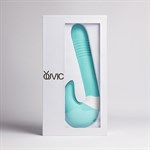 Бирюзовый вибростимулятор зоны G 2-в-1 524960