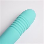 Бирюзовый вибростимулятор зоны G 2-в-1 524960