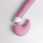 Розовый вибростимулятор зоны G 2-в-1 524961