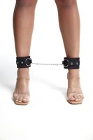 Черно-красные кожаные оковы 524981