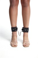 Черно-красные кожаные оковы 524981