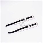 Бело-красные кожаные оковы 524983