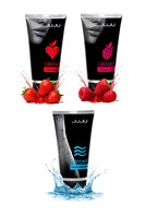 Набор из 3 лубрикантов JUJU (увлажняющий, клубника, малина) 525037 - фото 853647