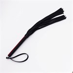 Черно-красный кожаный флоггер - 50 см. 525377