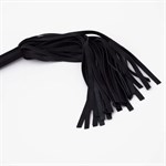 Черный кожаный флоггер - 45 см. 525379 Черный кожаный флоггер - 45 см. 525379