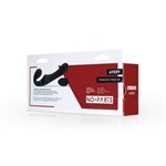 Черный безремневой вибрострапон Avery с пультом ДУ 525515