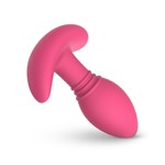 Розовая интерактивная вибропробка Axel - 10 см. 525516