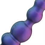 Фиолетовое эрекционное виброкольцо с анальной ёлочкой Stellar Force 525526