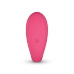 Розовый интерактивный вибромассажёр для ношения Ivy - 12,5 см. 526405