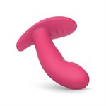 Розовый интерактивный вибромассажёр для ношения Ivy - 12,5 см. 526405