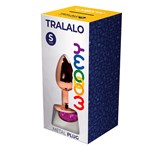 Анальная втулка Wooomy Tralalo Size S c розовым кристаллом 527105