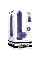 Фиолетовый вибратор на присоске с поступательными движениями Pleasure Rider - 22,2 см. 527180 Фиолетовый вибратор на присоске с поступательными движениями Pleasure Rider - 22,2 см. 527180